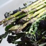 Purple Sprouting Broccoli and Asparagus